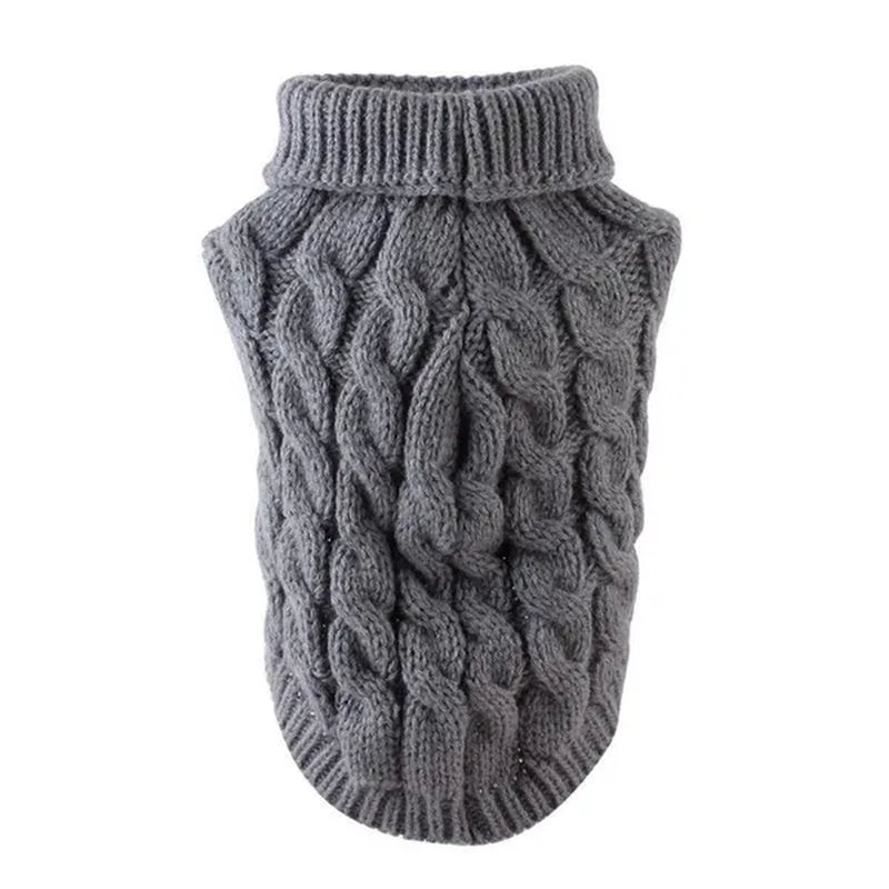 New Winter Dog Clothes Jumper Knitwear Pet Clothes Puppy Cat High Collar Sweater Coats Dog Sweaters Clothes Accessories
