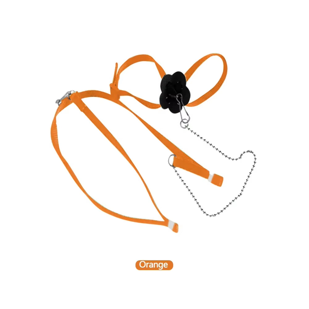 Adjustable Reptile Lizard Harness Leash Training Walking Rope Pet Leash Anti-Bite Harness Leash Pet Collar Chest Strap Lizard
