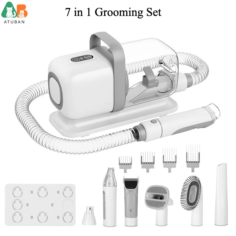 Dog Grooming Kit,15000Pa Strong Pet Grooming Vacuum for Dogs,2L Large Capacity Dog Vacuum for Shedding Grooming Hair