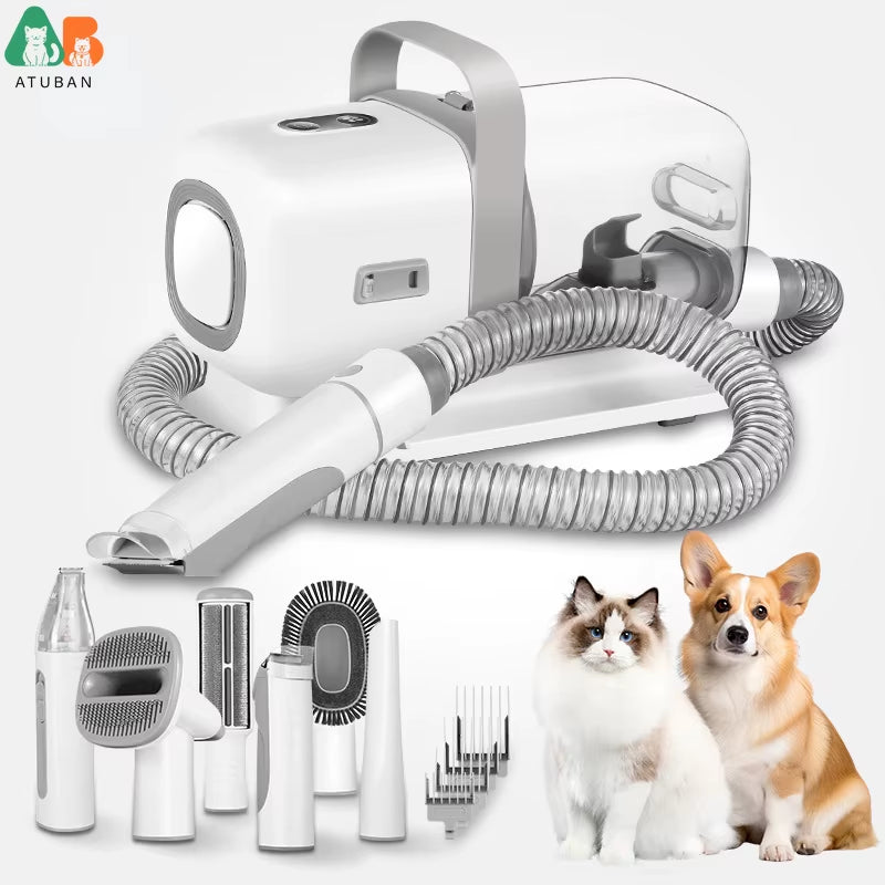 Dog Grooming Kit,15000Pa Strong Pet Grooming Vacuum for Dogs,2L Large Capacity Dog Vacuum for Shedding Grooming Hair