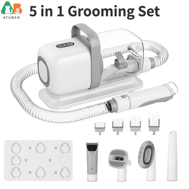 Dog Grooming Kit,15000Pa Strong Pet Grooming Vacuum for Dogs,2L Large Capacity Dog Vacuum for Shedding Grooming Hair
