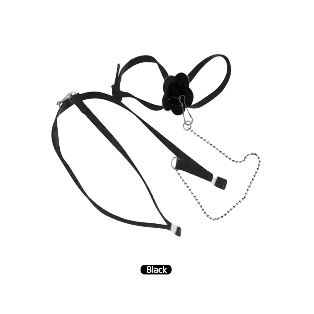 Adjustable Reptile Lizard Harness Leash Training Walking Rope Pet Leash Anti-Bite Harness Leash Pet Collar Chest Strap Lizard